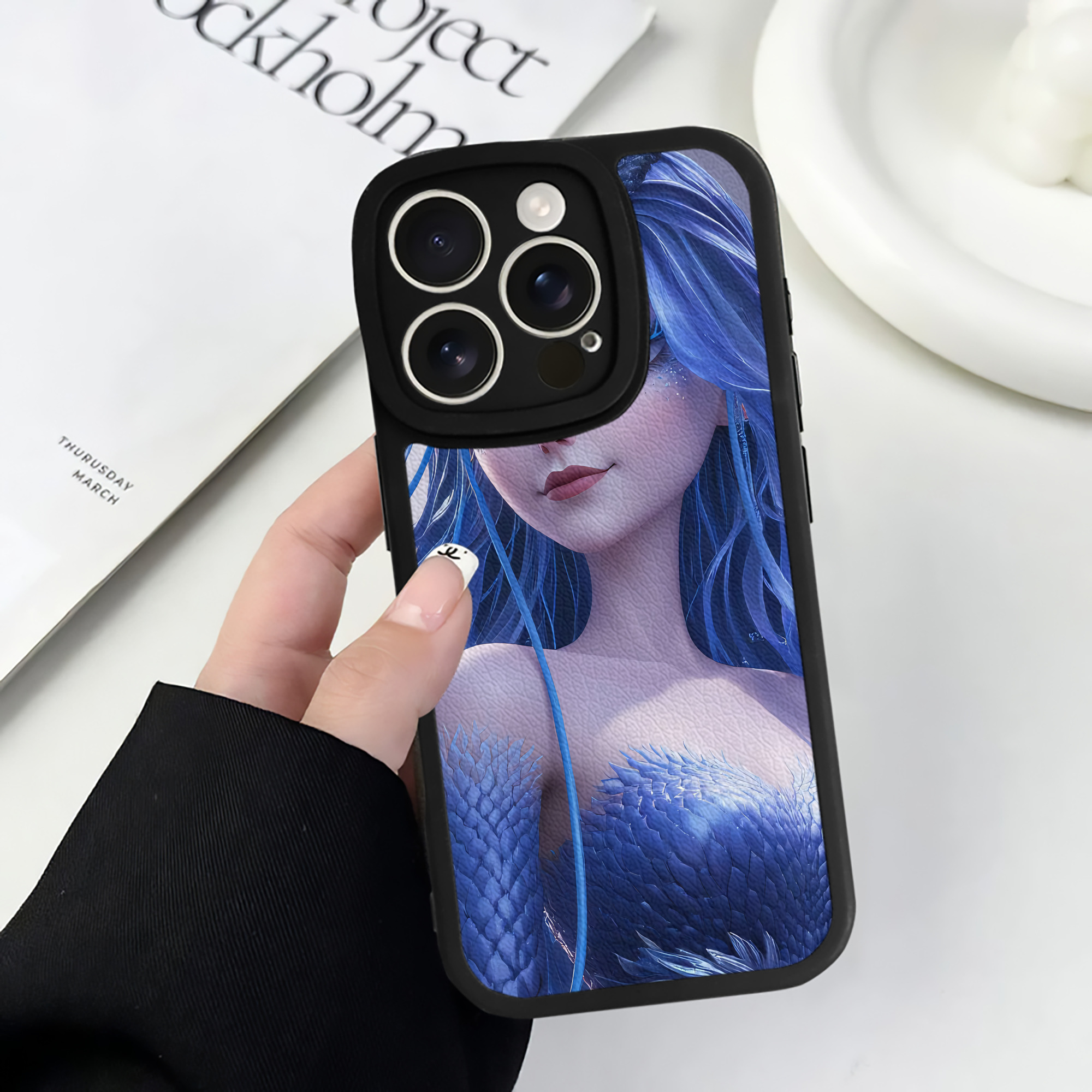 （画像用） Ne Zha 2 ナタ 魔童の大暴れ 【iPhone 16シリーズ対応】シリコンスマホケース（レザー調） 材質：シリコン